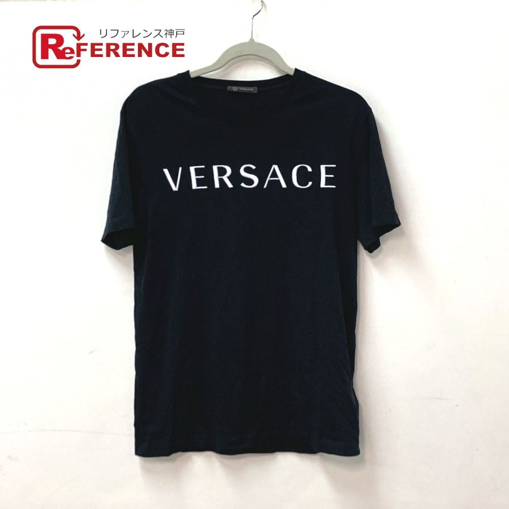 VERSACE ヴェルサーチ 半袖Ｔシャツ ロゴ コットン