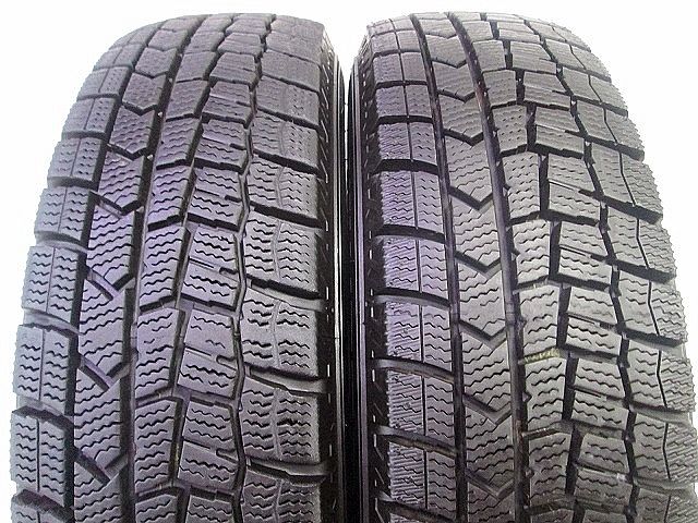中古スタッドレス155/70R13 2本ダンロップWINTER MAXX WM02 ミライース エブリィワゴン スクラム トッポBJ バモス