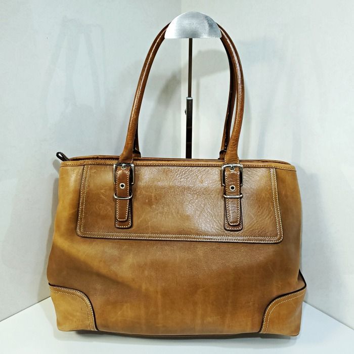 オールドコーチ COACH ビジネスバッグ グラブタンレザー 茶色 コーチ COACH オールドコーチ グラブタンレザー 肩掛け
