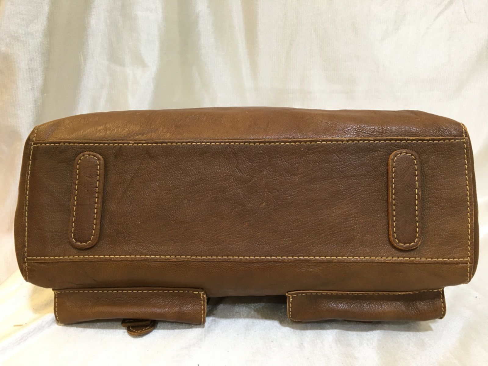 dan genten ブラウン ビジネスバッグ genten / ゲンテン ベジタブルタンニン鞣し 天然皮革 ダーク