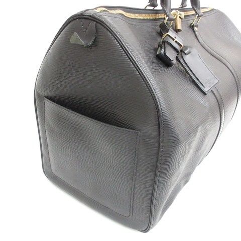 ルイヴィトン ボストンバッグ エピ キーポル50 ノワール レザー