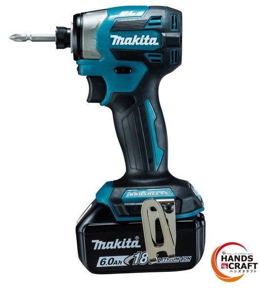 送料無料 マキタ makita 充電式インパクトドライバ TD173DRGX ブルー 18V6.0Ah×2 充電器 ケース付 ♥ 純正品