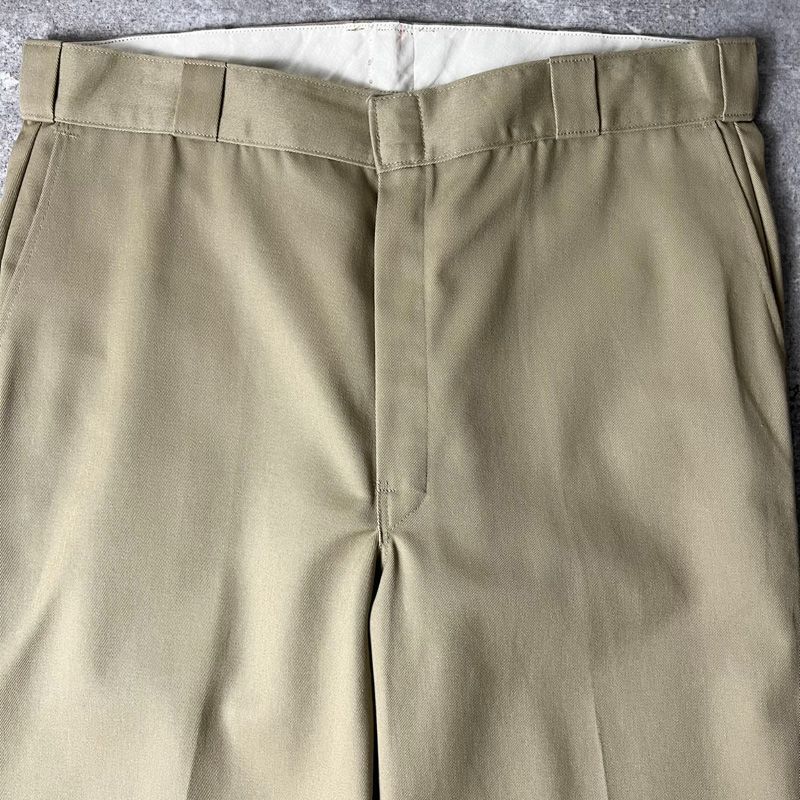 ディッキーズ　ワークパンツ　チノパン　ヴィンテージ　希少　レア　90s　USA製 Dickies（ディッキーズ） 古着 90年代 ツータック ワークパンツ USA製