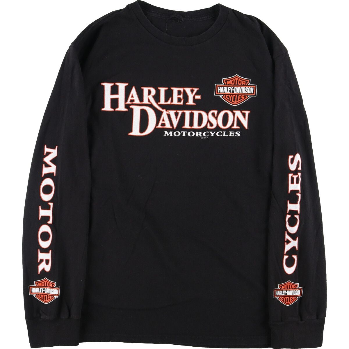 古着 ハーレーダビッドソン Harley-Davidson 両面プリント 袖プリント ...