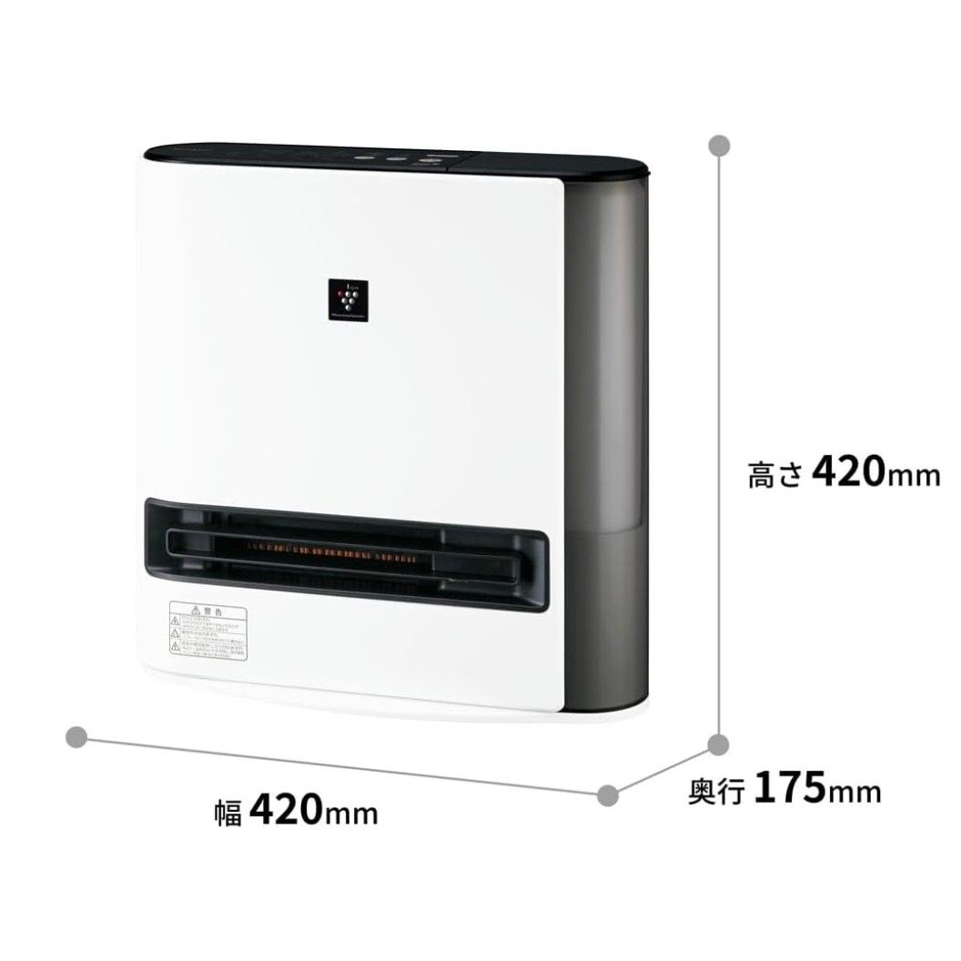 SHARP シャープ 加湿セラミックヒーター HX-R12E2-W