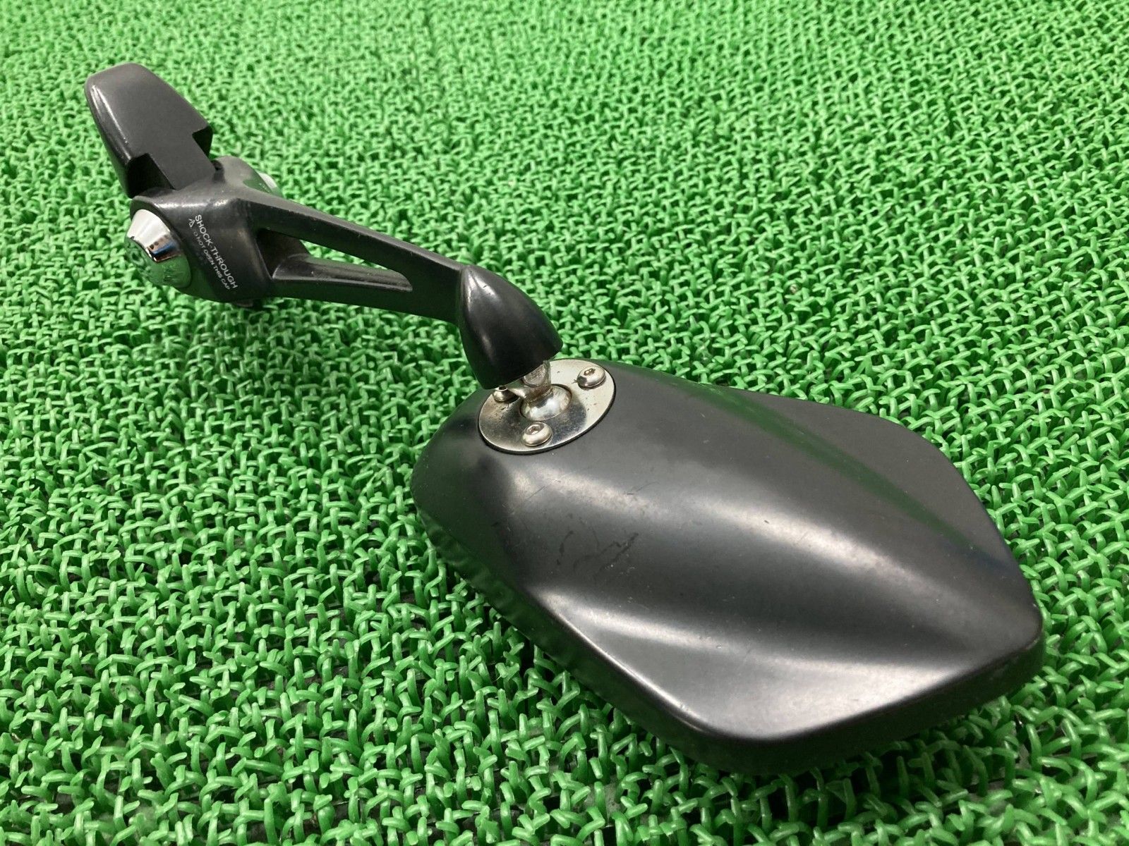 ナポレオン製ドゥカティ ミラー 片側 社外 モンスター シャークミラー6 NA-013 レイセーブ鏡 パープルレンズ 割れ欠け無し oW