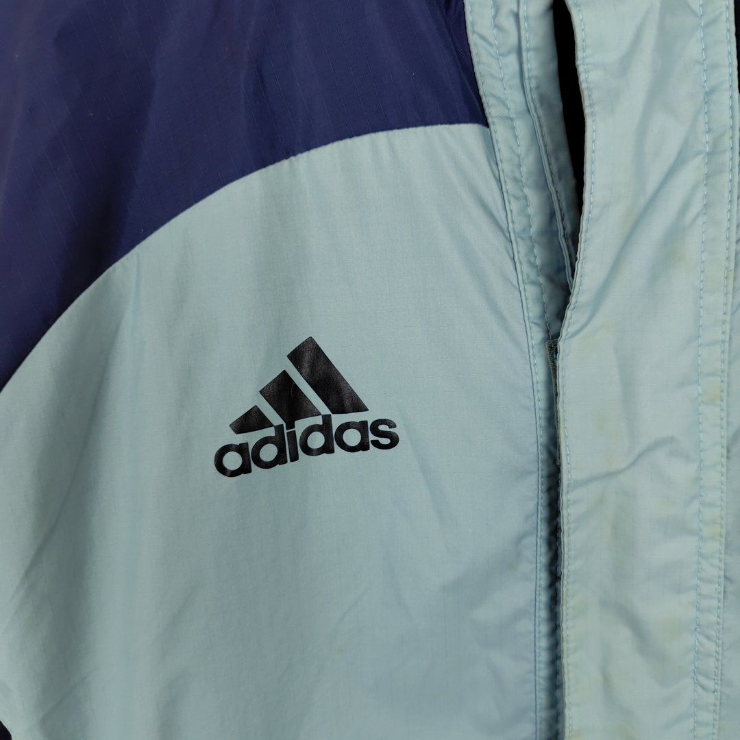 90s adidas アディダス 中綿ジャケット アルゼンチン代表 刺繍ロゴ 3本