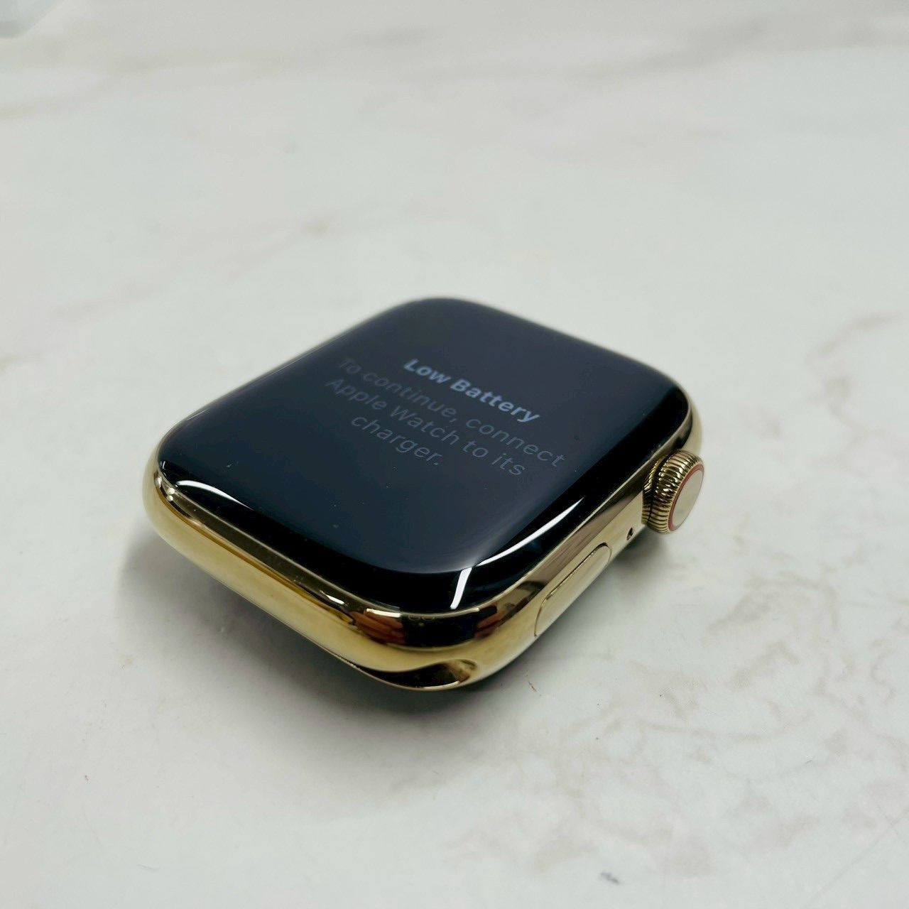 Apple Watch Series 9 ゴールドステンレススチールケース 45mm ミッドナイトブルーループ MRQL3J A 90 ストア WW5436