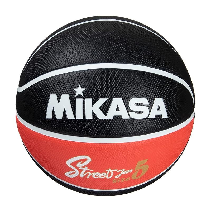 ミカサ(MIKASA)バスケットボール5号 ゴム ブラック/レッド/ホワイト BB502B-BKRW-EC 推奨内圧0.22~0.32(kgf/?)