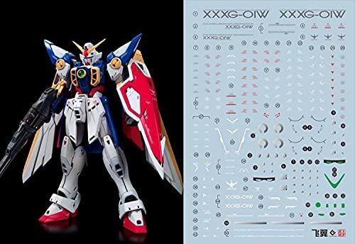 RG 1/144 ウイングガンダム用 蛍光!! HG RG MG PG RE ロボット MS ディテールアップ用水転写式デカール (RG 1/144 ウイングガンダム用)