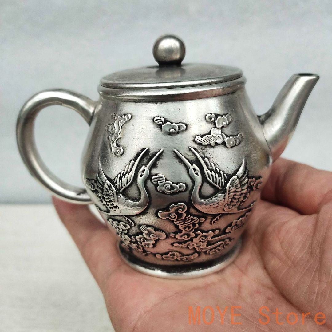 銅器 仙鶴銚子茶壺 茶道具 煎茶器 装飾品 工芸品 置物 銅器 仙鶴銚子茶壺 茶道具 煎茶器 装飾品 工芸品 置物 - メルカリ
