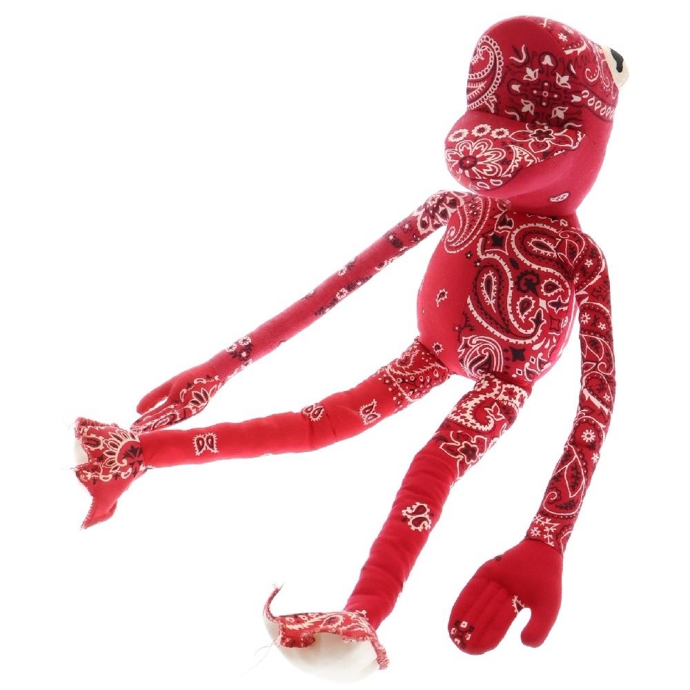 READYMADE レディメイド バンダナ フロッグマン ぬいぐるみ READY MADE (レディメイド) FROG MAN Bandana Red フロッグマン