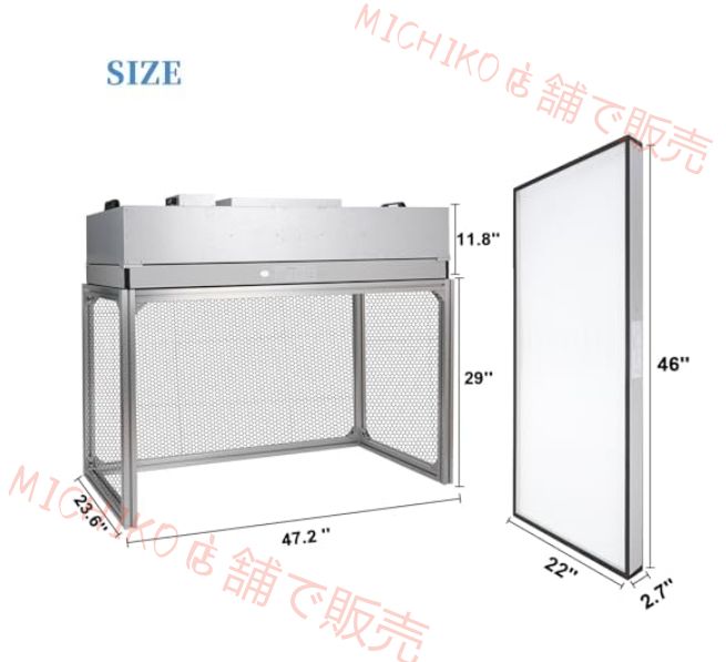 ミニクリーンブース ミニ気流クリーンベンチ