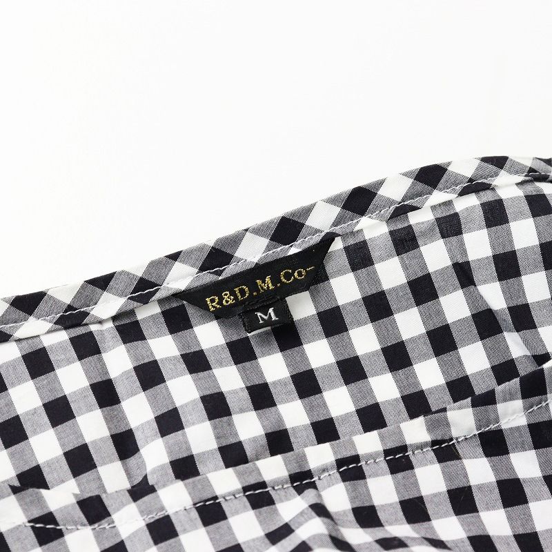 【美品】オールドマンズテーラー ギンガムチェック ワンピース 美品 オールドマンズテーラー R&D.M.Co- ギンガムチェック切替
