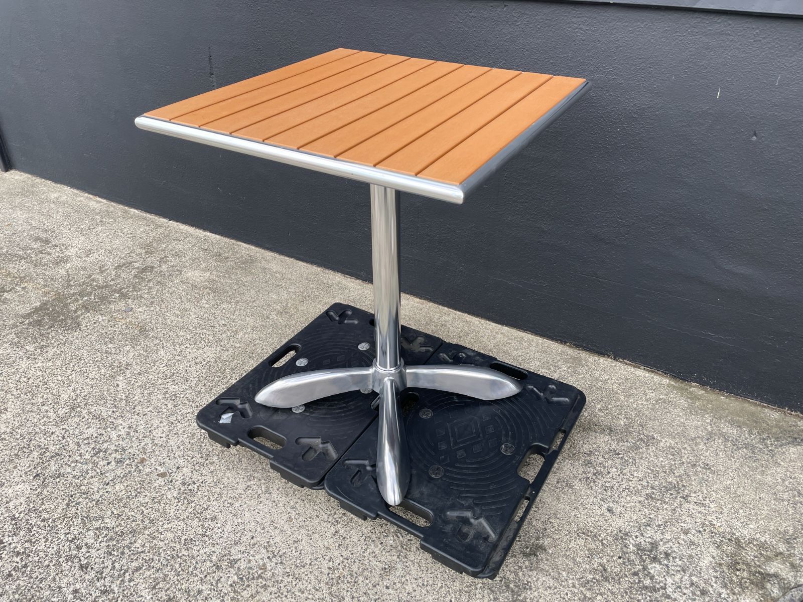 DULTON ダルトン アルミニウム製 カフェテーブル コーナー サイド ブラウン