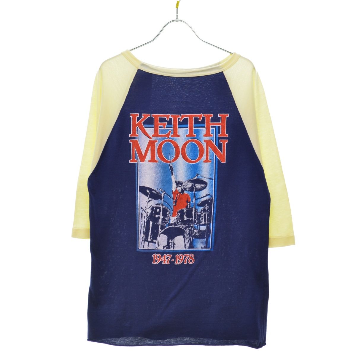 VINTAGE】70s THE WHO Long Live Rock 79 ラグラン七分袖Tシャツ 