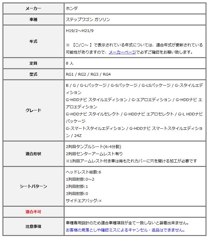 ストリームステッチ ステップワゴン