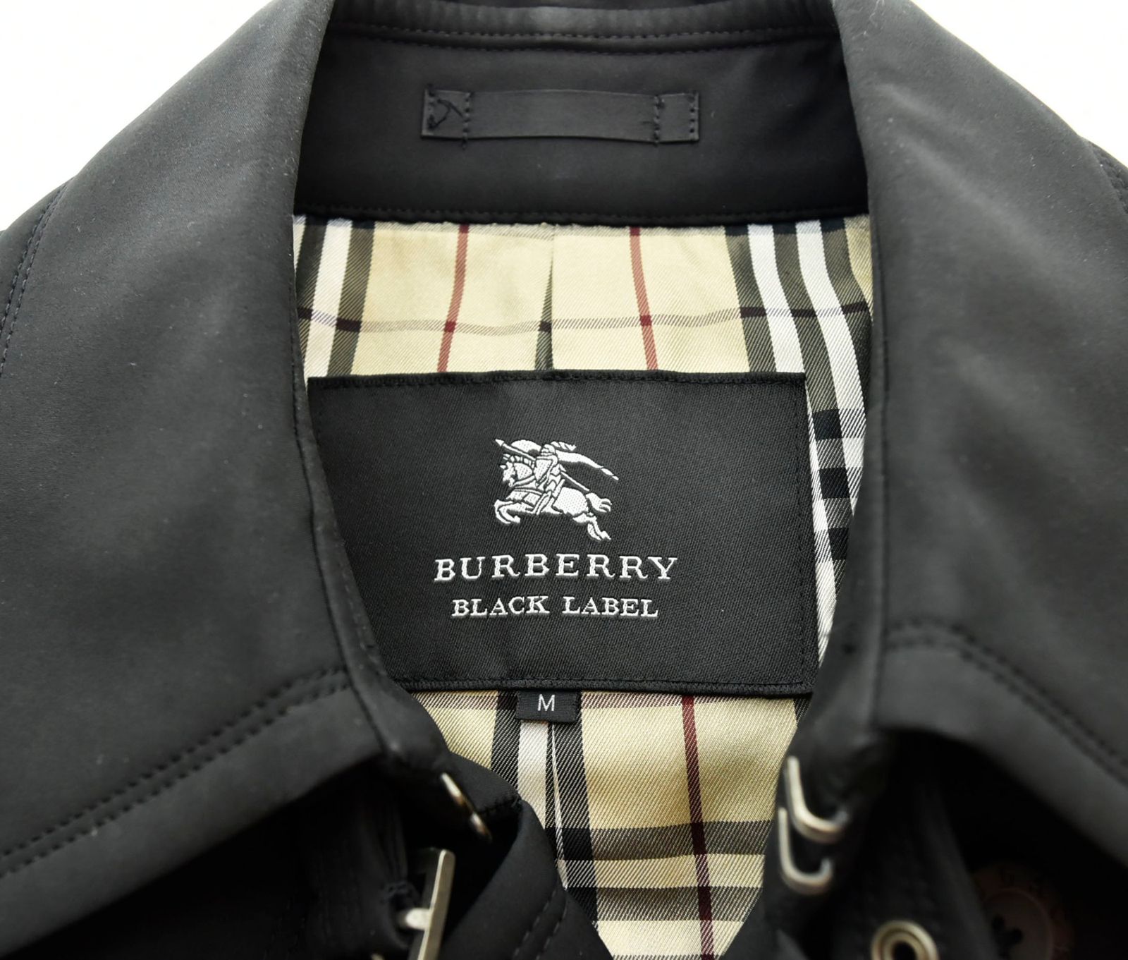 【極美品✨廃盤品】 バーバリーブラックレーベル トレンチコート ベルト付 M 中古・古着通販】BURBERRY BLACK LABEL (バーバリーブラックレーベル