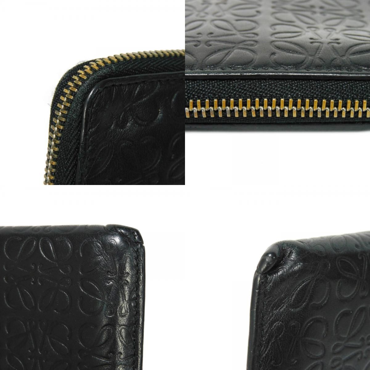 LOEWE ロエベ フラット ジップアラウンド ウォレット L字ファスナー 