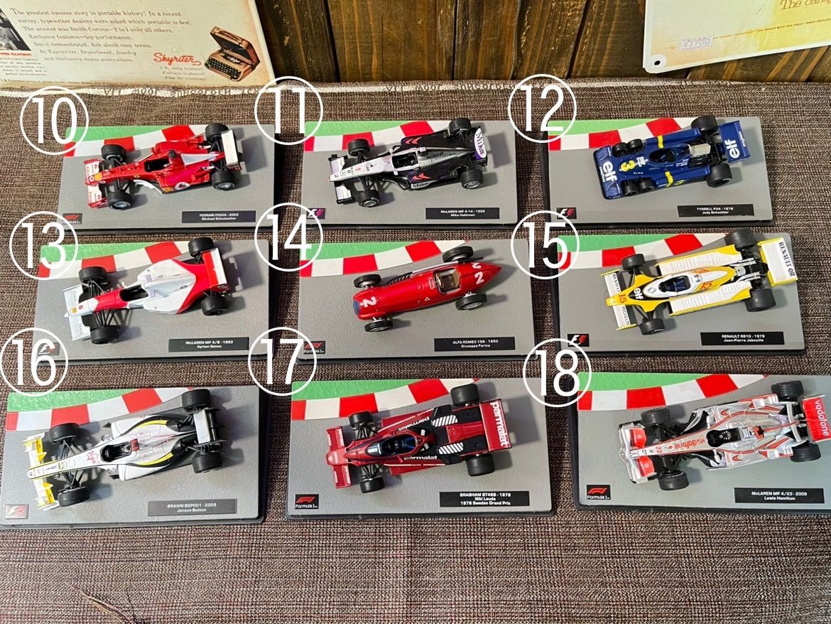 ディアゴスティーニF1マシンコレクション②ケース ディアゴスティーニF1マシンコレクション まとめ売り バラ売り可