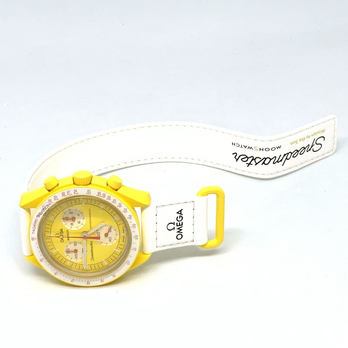 オメガ×スウォッチ OMEGA×Swatch MISSION TO THE SUN スピードマスター ムーンスウォッチ SO33J100☆新品同様品☆  - メルカリ