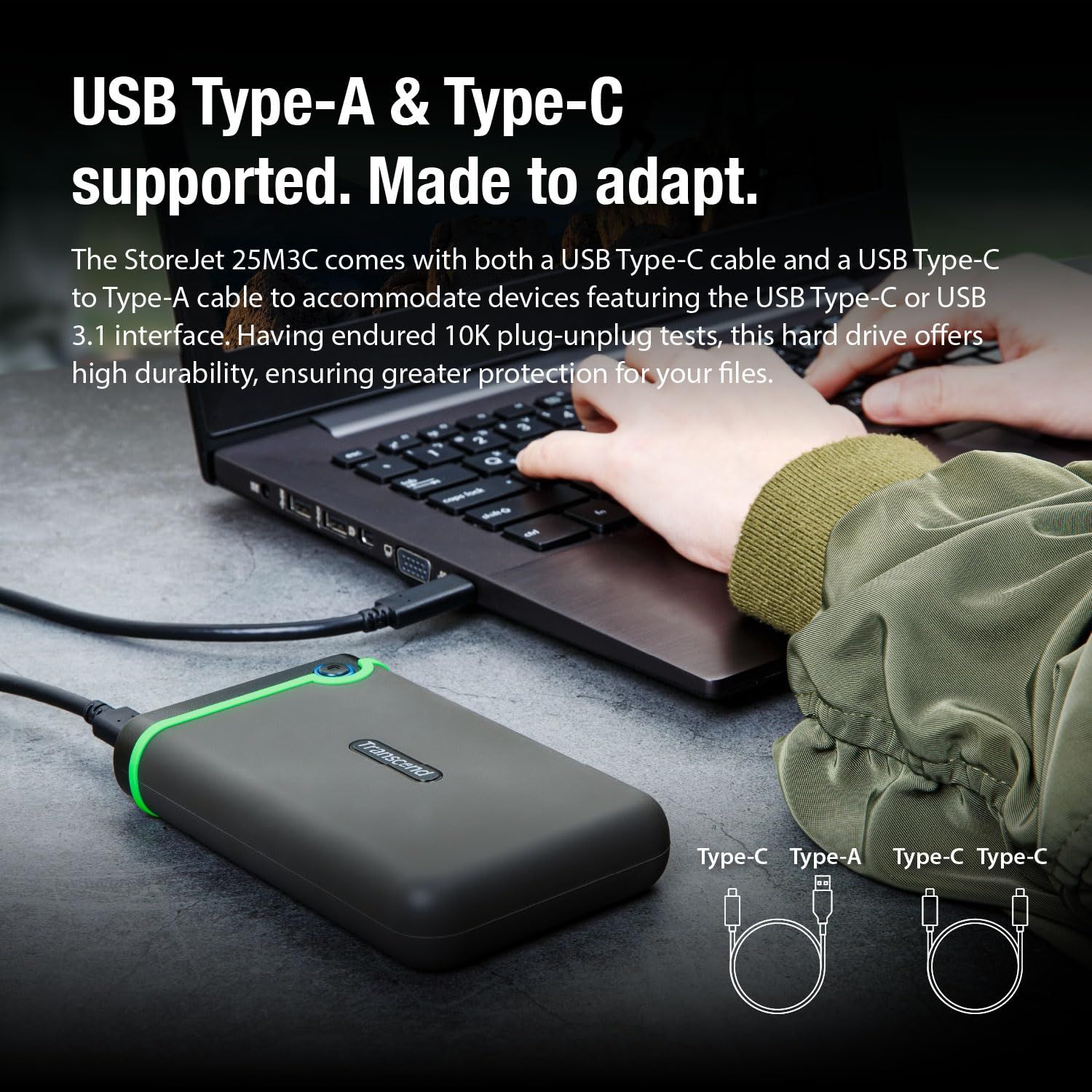 耐衝撃 USB3.1