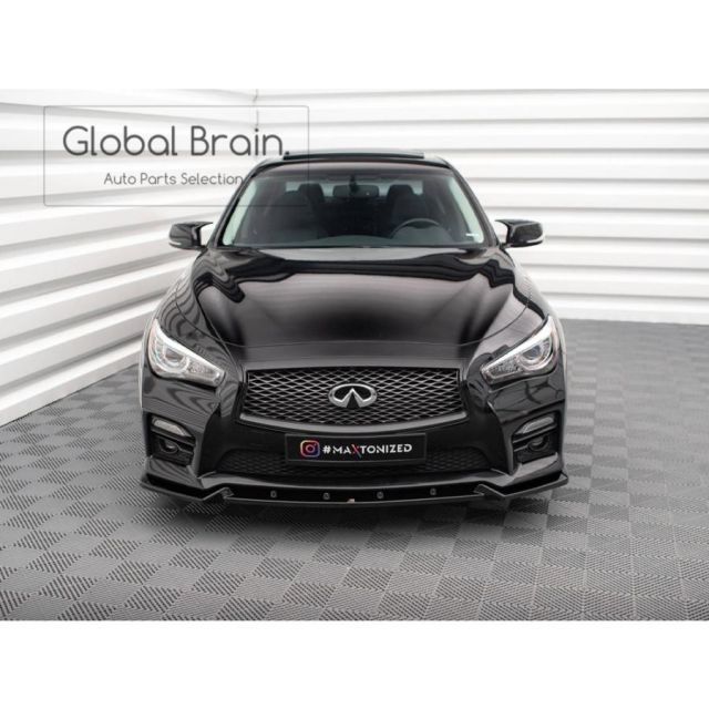 日産 スカイライン V37 Q50 セダン 前期 フロント リップ スポイラー