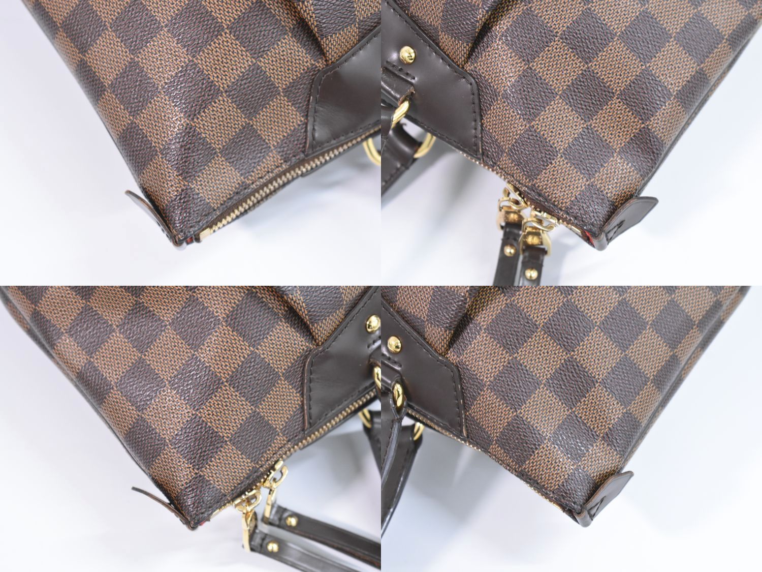 本物 ルイヴィトン LOUIS VUITTON LV ウェストミンスター GM ダミエ エベヌ ショルダーバッグ トートバッグ ブラウン N41103 Westminster ビトン バッグ 中古 本物 ルイヴィトン LOUIS VUITTON LV ウェストミンスター GM ダミエ