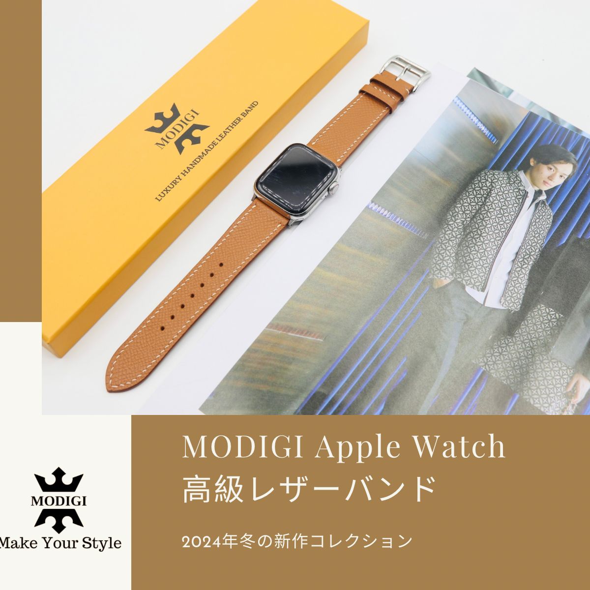 MODIGI AppleWatch 10 9 本革バンド 40 42 45 46 MODIGI AppleWatch 10 9 本革バンド 40 42 45 46