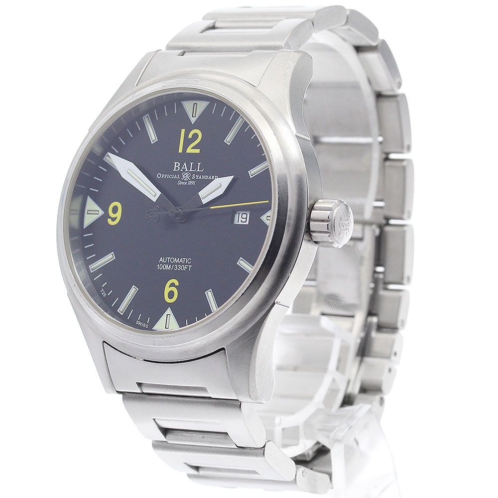 ボールウォッチ NM 2090 C SJ BKYE ストークマン2 デイト 自動巻き メンズ_909037