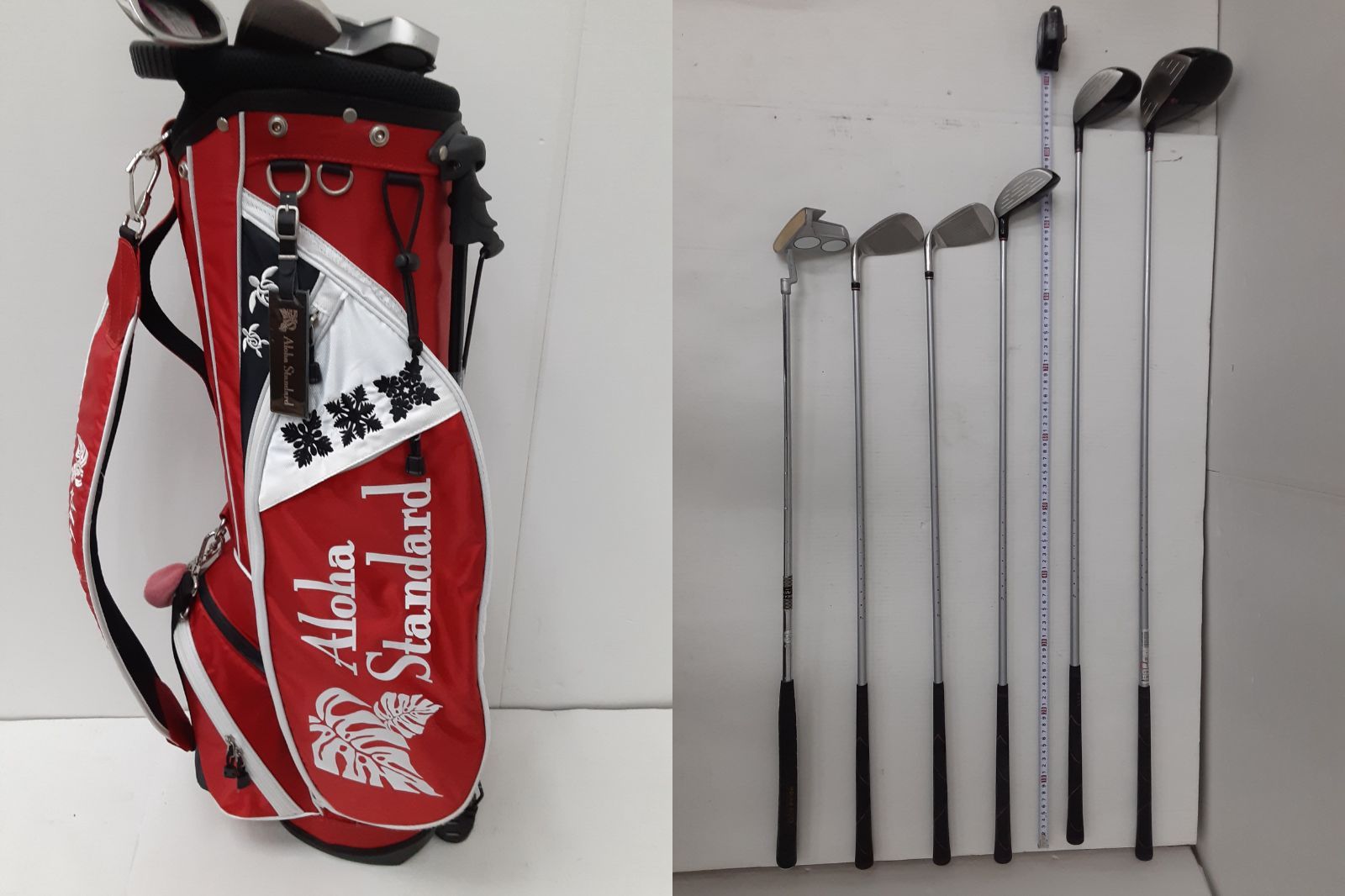 中古品 レディース ゴルフクラブセット ブリヂストン ELLE GOLF CL 1-4-u5-9-s Aloha Standard アロハ  スタンダード スタンド式キャディーバック (62-2024-1015-TA-001) - メルカリ