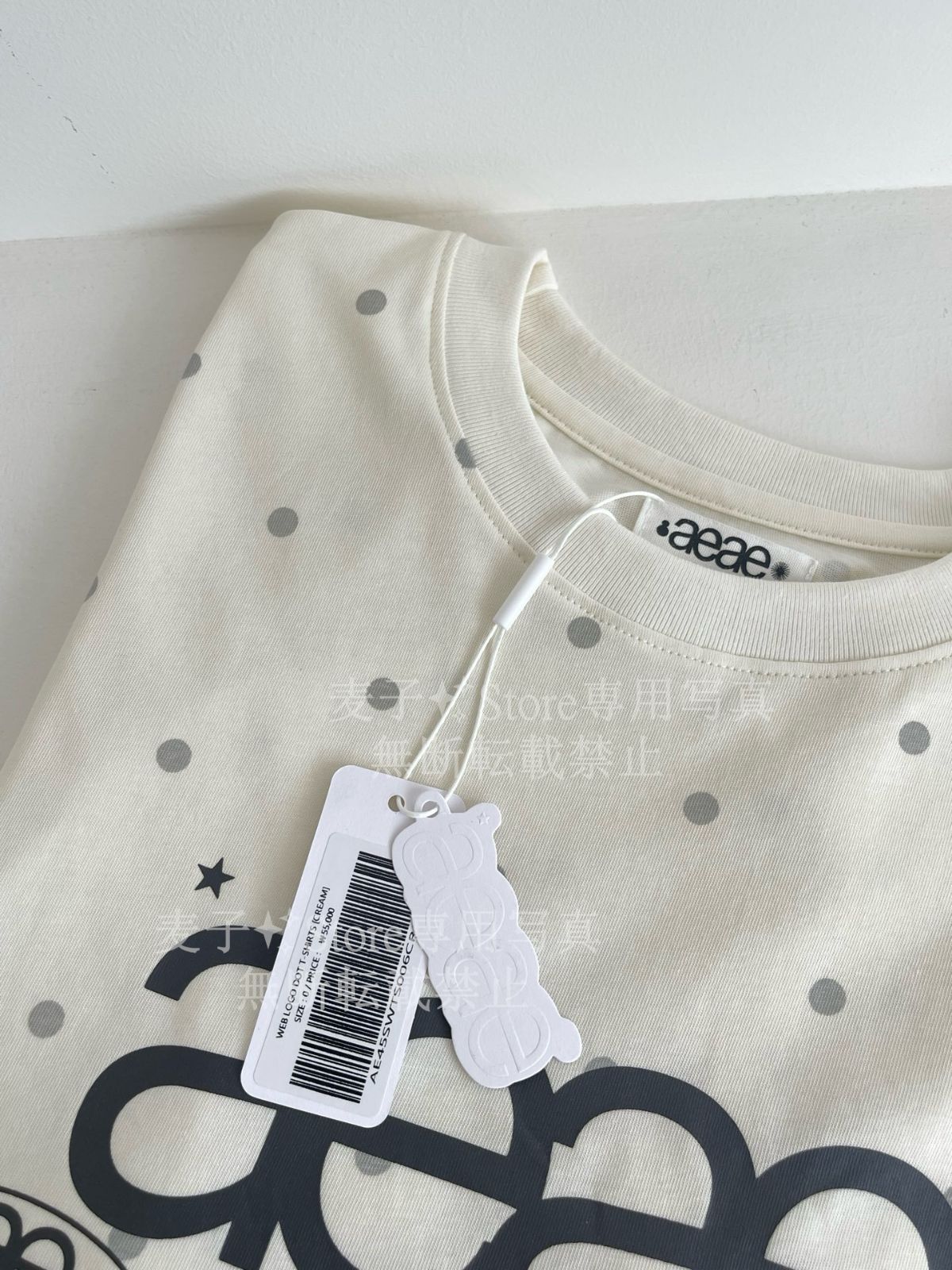 AEAE エーイーエーイー WEB LOGO DOT T-SHIRTS 人気 Tシャツ