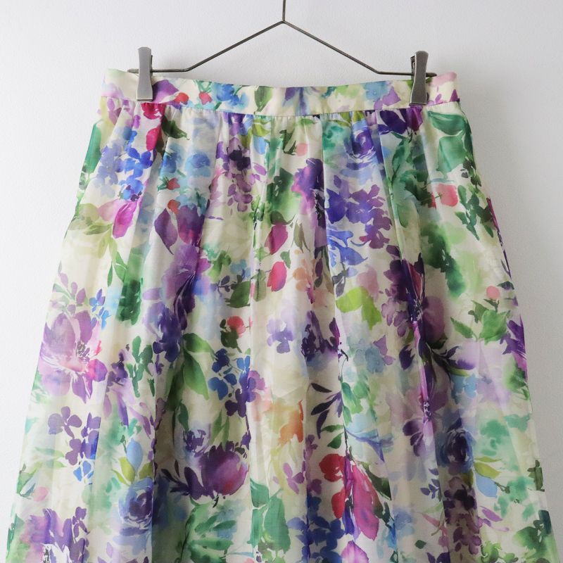 ローズティアラ Rose Tiara 美品 大きいサイズ 水彩風ダリアフレア  