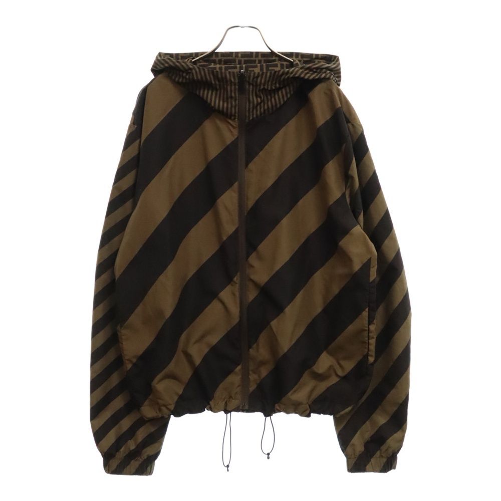 FENDIフェンディ★ズッカ柄リバーシブルジャンパースカート40 FENDIフェンディ☆ズッカ柄リバーシブルジャンパースカート40 FENDI