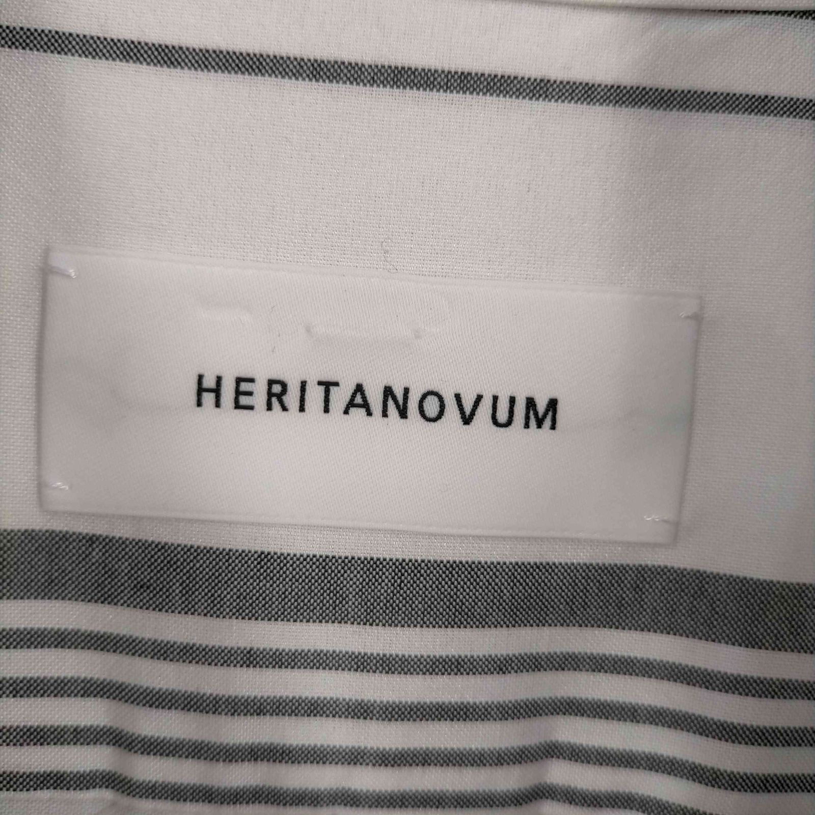 HERITANOVUM ヘリテノーム　シャツワンピース