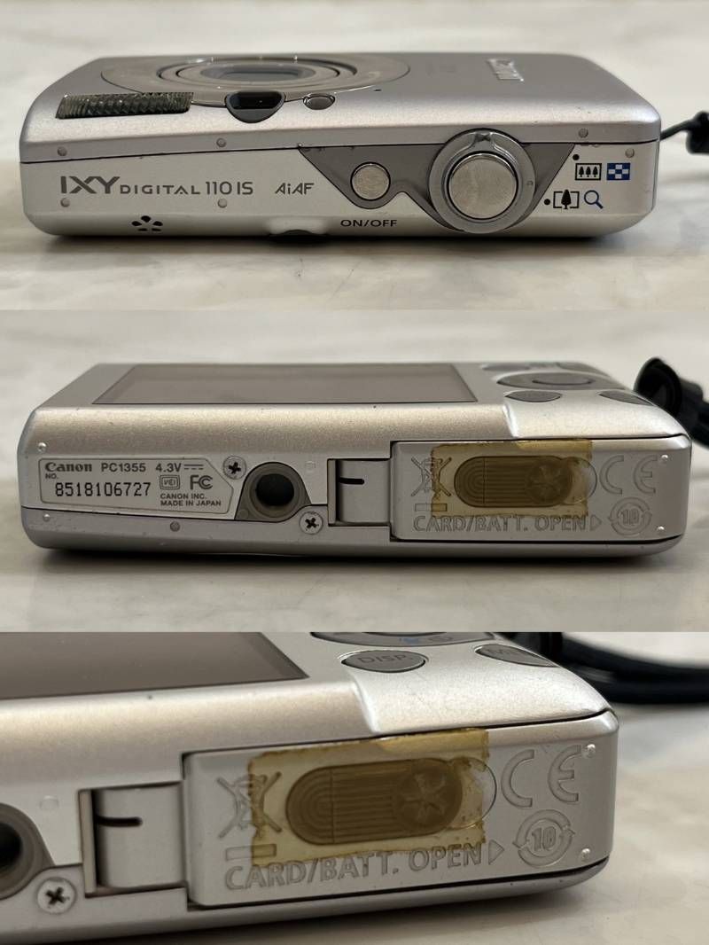 ジャンク品 Canon コンパクトデジタルカメラ PC1355 Canon PC1355 IXY DIGITAL 110 IS コンパクト デジタル カメラ