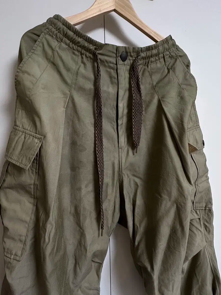 KAPITAL EK-1374 リップストップ ジャンボ カーゴパンツ