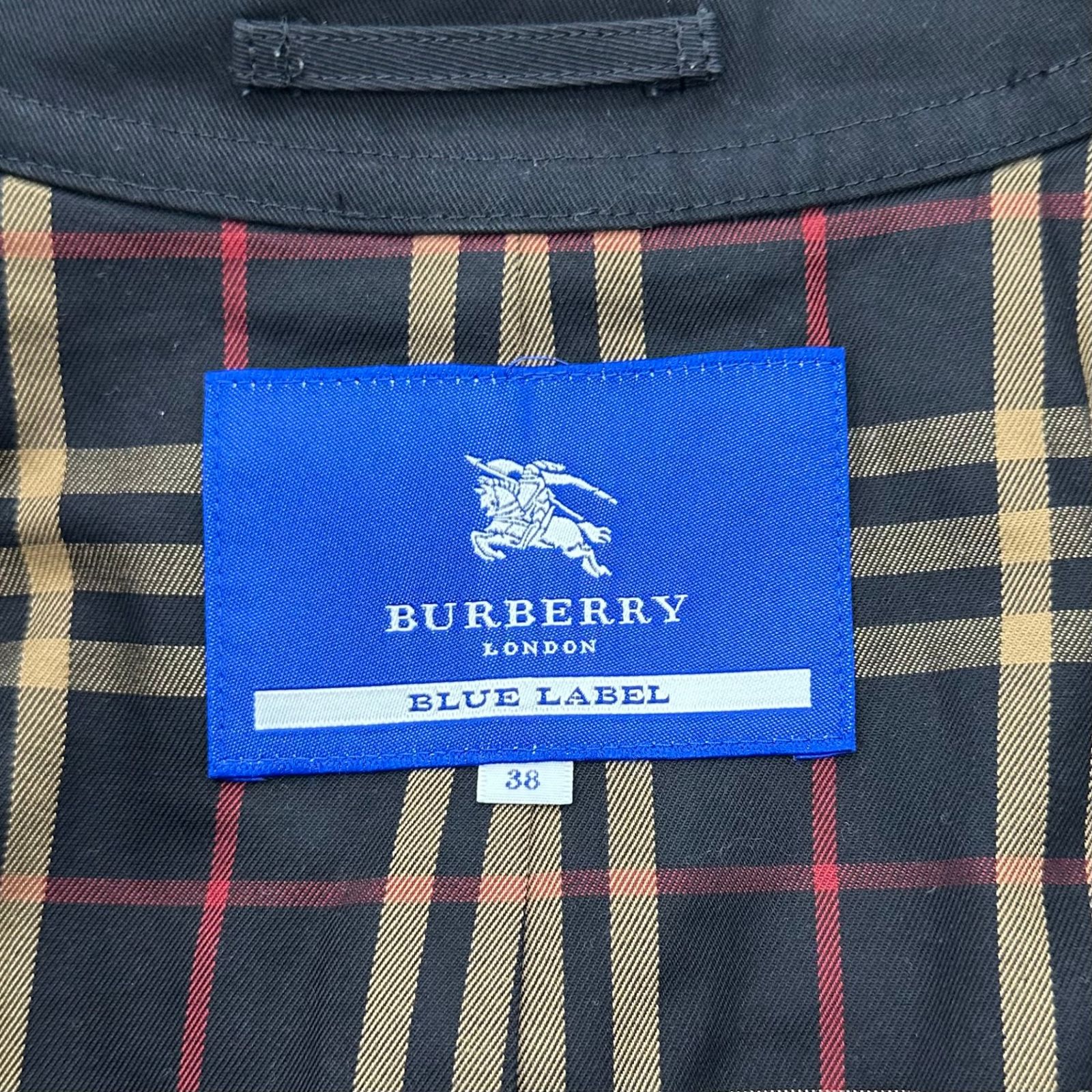 美品　バーバリーブルーレーベルBurberryレディース　コート　38 BURBERRY BLUE LABEL - バーバリーブルーレーベル コート 38 M
