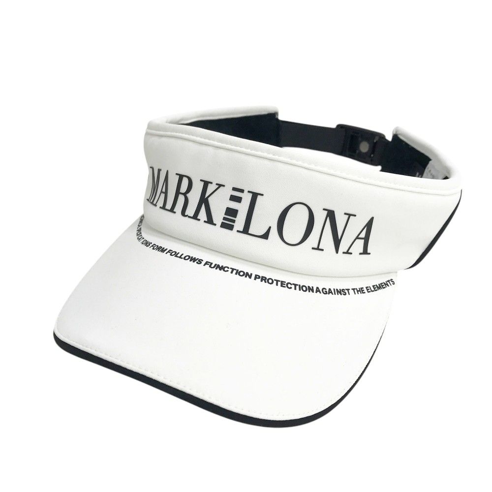 MARK-LONA マークアンドロナ モデル サンバイザー ホワイト系 240101547597 ゴルフウェア ストスト