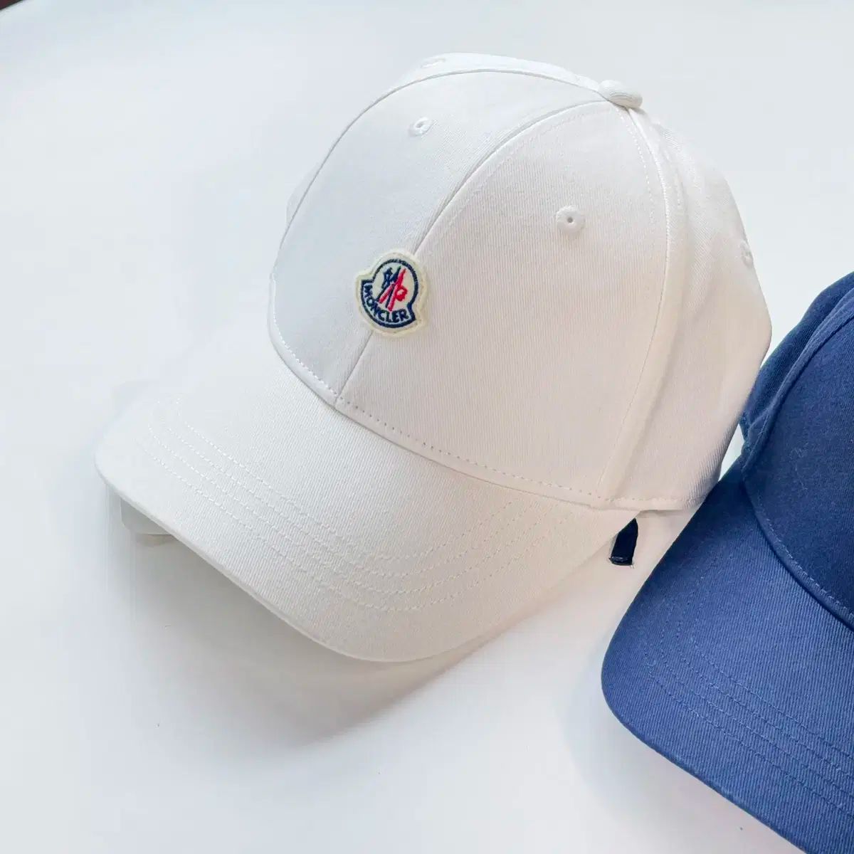 ◈ 25SS MONCLER モンクレール キッズ GABARDINE ベースボールキャップ 白 M L
