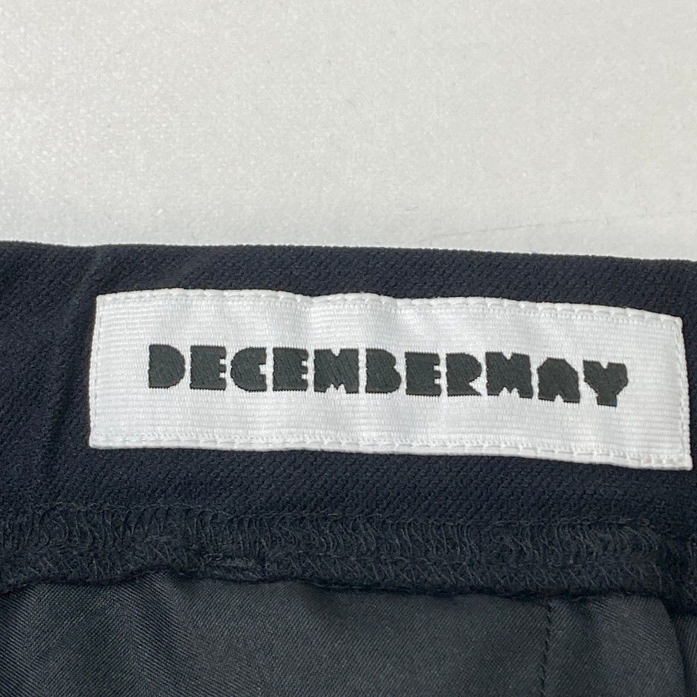 DECEMBERMAY ディセンバーメイ ストレッチ パンツ ブラック XL DECEMBERMAY ディセンバーメイ ストレッチ テーパードパンツ