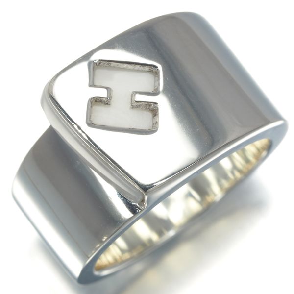 エルメス リング カルセドニー キャンディ 49号 シルバー 925 #165834  