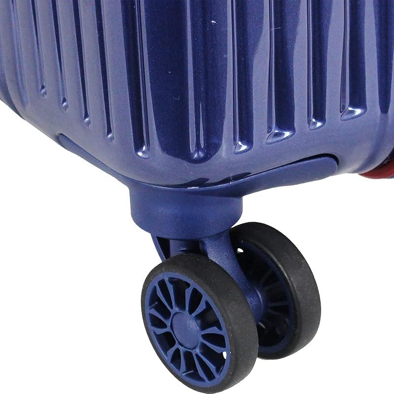 シフレ ハードフレームケース 双輪キャスター搭載 大型 Lサイズ 付き 1126-L ネイビーレッド 1