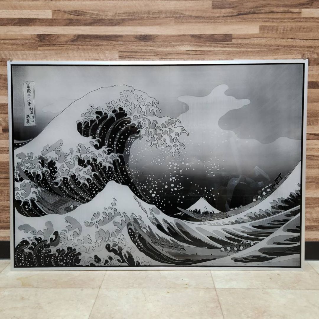 アクリル 彫刻 富岳三十六景