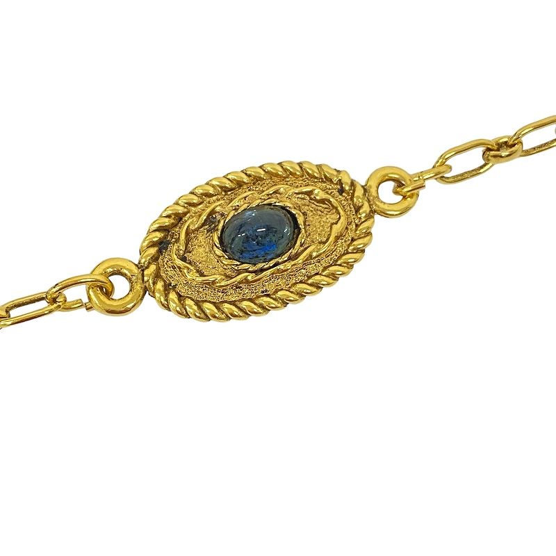 シャネル CHANEL ネックレス オーバルモチーフ ココマーク カラー  