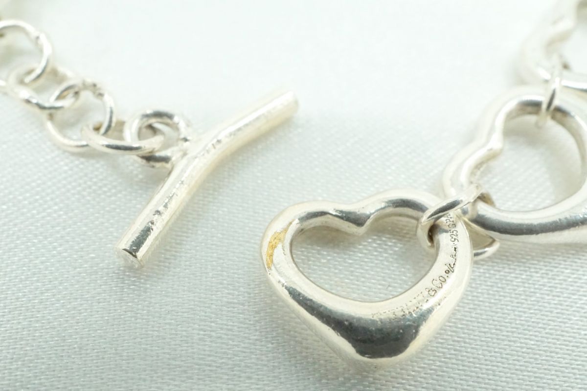tiffany オープンハートブレスレット ティファニー(TIFFANY&CO.)|5連オープンハートブレスレット