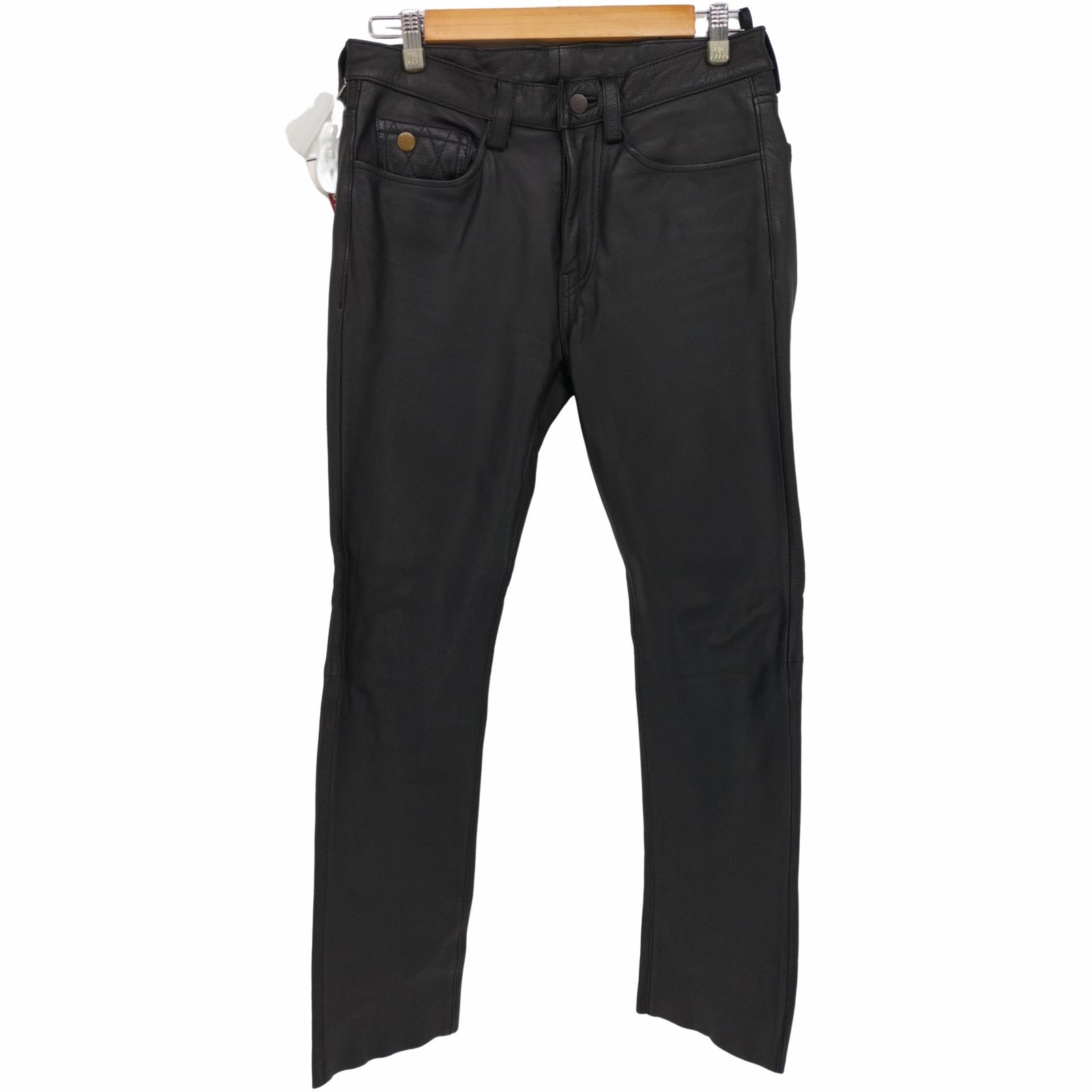 ショット Schott ストレート カウ レザー バイカー パンツ メンズ US：30-31 
