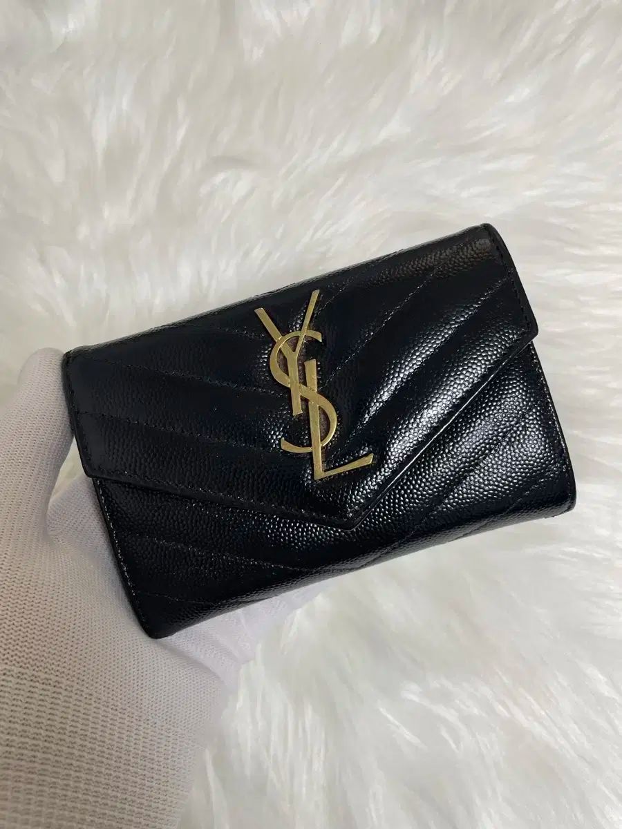 S クラス|純正 YVES SAINT LAURENT イヴ サンローラン エンベロープ 金具 カードウォレット