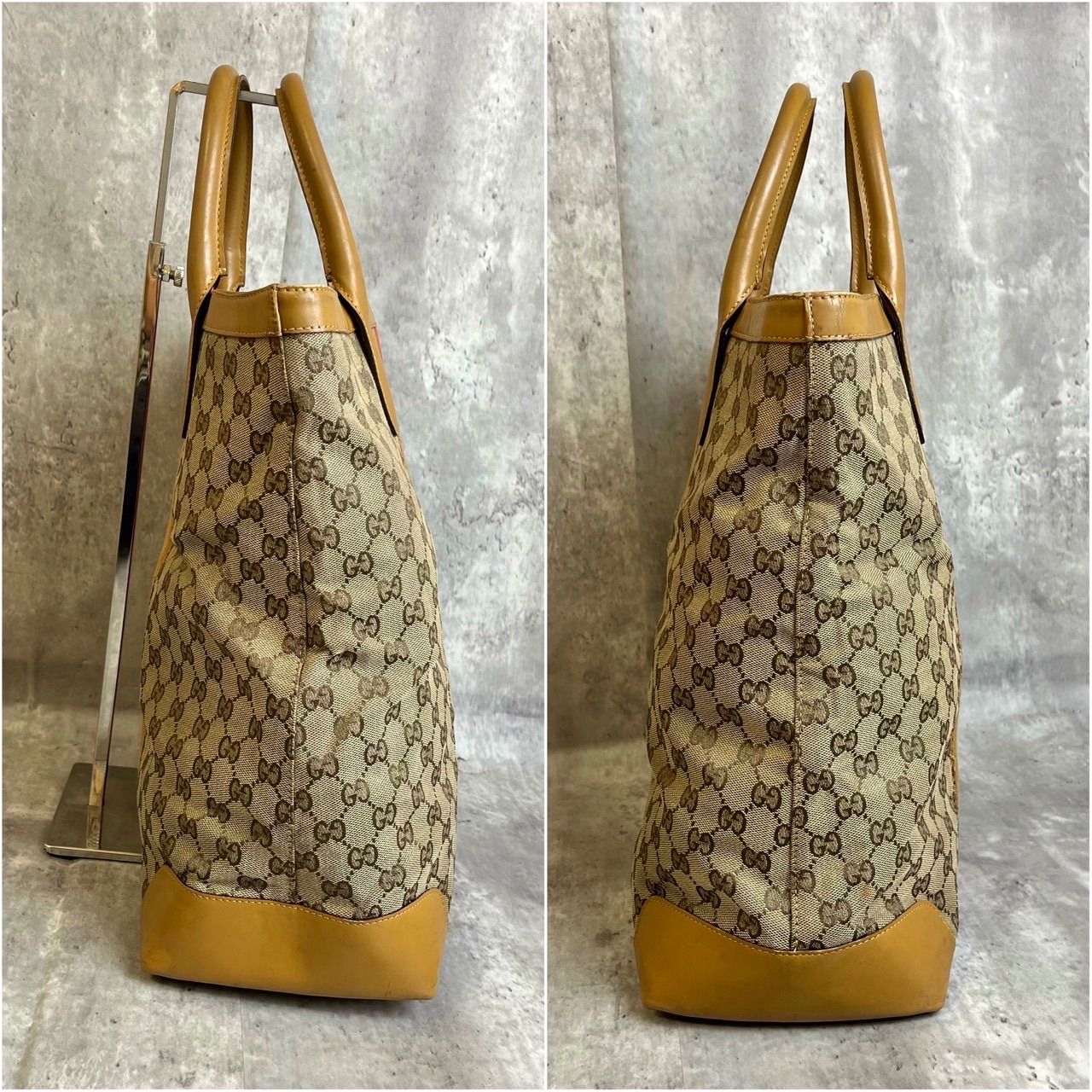 ✨良品✨GUCCI グッチ ハンドバッグ トートバッグ シェリーライン GG柄 