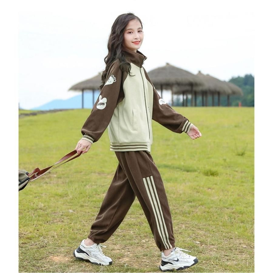 子供服 ジャージ おしゃれ パーカージャケット 女の子 上下